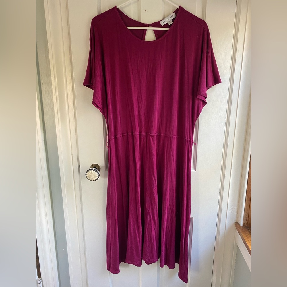 Pink Amour Vert stretch dress